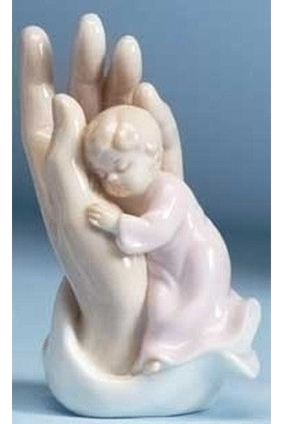 Girl in the of Hand of Jesus Figure - LI44749-Inspirational Gifts-Roman, Inc-Michigan Church Supply