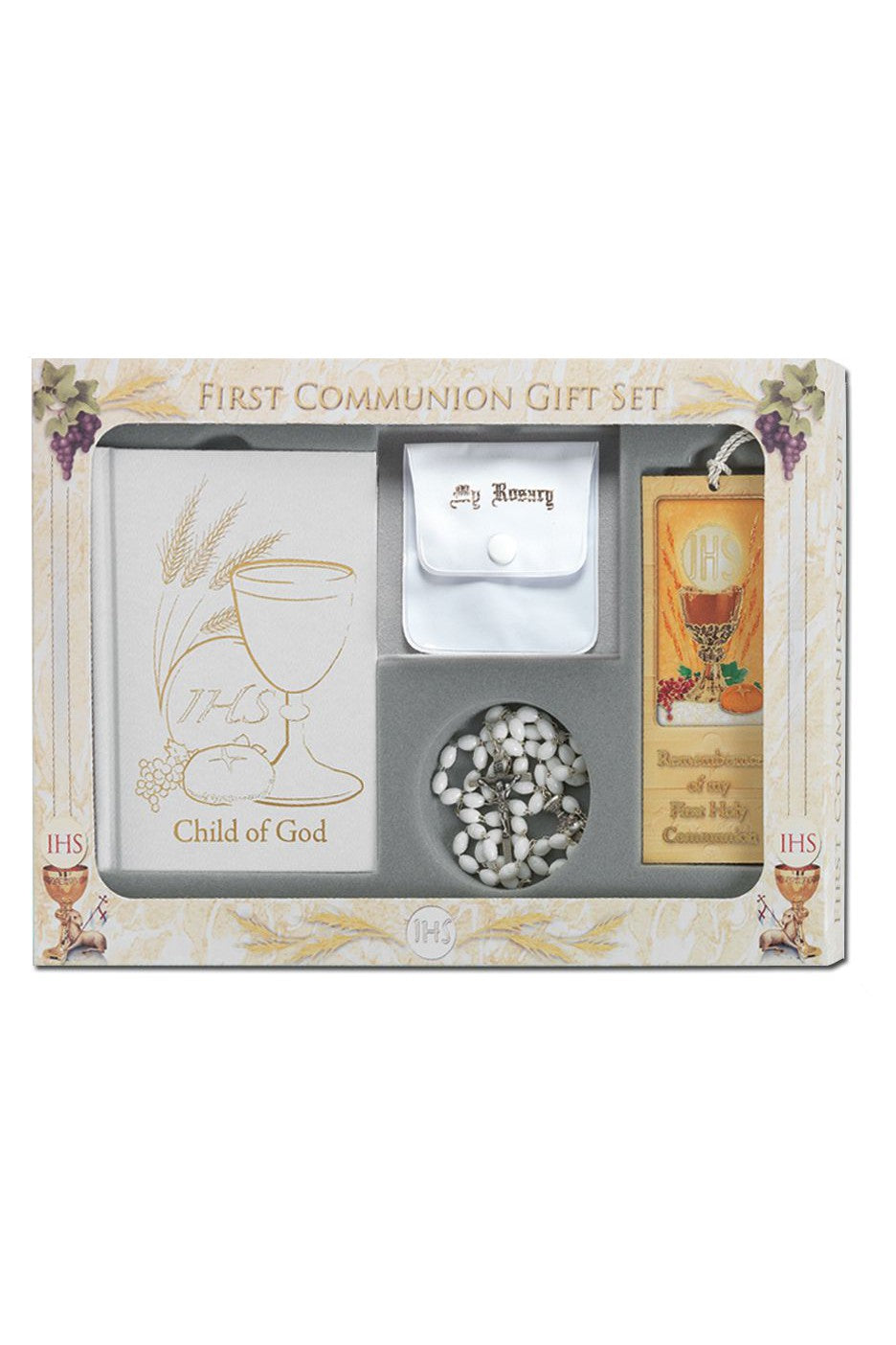 Girl's Deluxe Communion Set - TA5280-Inspirational Gifts-Hirten-Michigan Church Supply