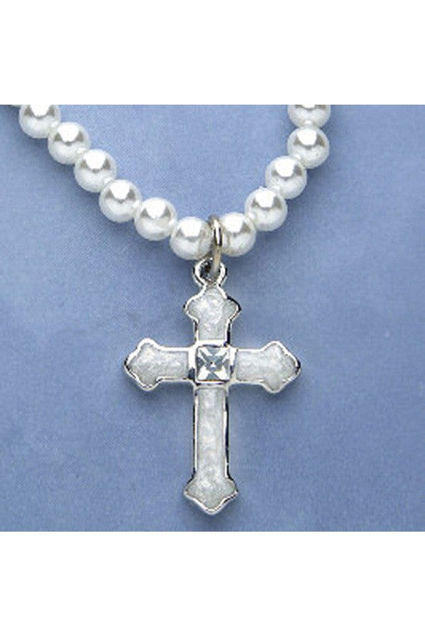 Glass Pearl Necklace - HX13267-Inspirational Gifts-Devon-Michigan Church Supply