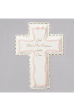 God Bless Pink Cross - LI65879-Inspirational Gifts-Roman, Inc-Michigan Church Supply