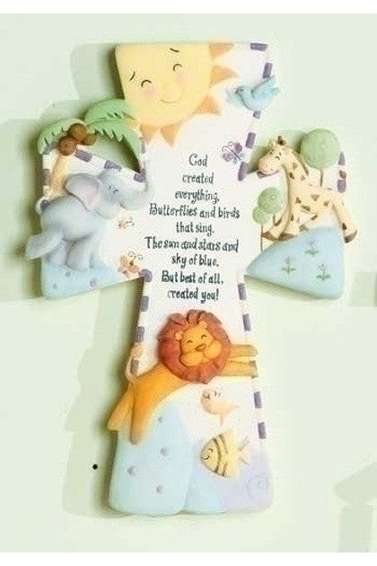 God Created Everything Cross - LI46547-Inspirational Gifts-Roman, Inc-Michigan Church Supply