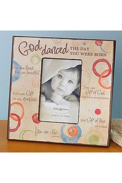 God Danced Photo Frame - GE55243-Inspirational Gifts-Cathedral Art Medal and CA Gifts-Michigan Church Supply