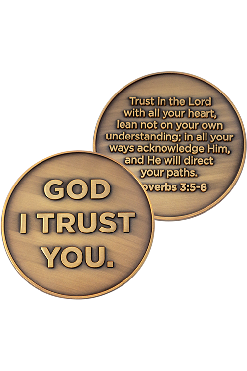 God, I Trust You Coins - FRCOIN38-4-Inspirational Gifts-Logos Trading Post-Michigan Church Supply