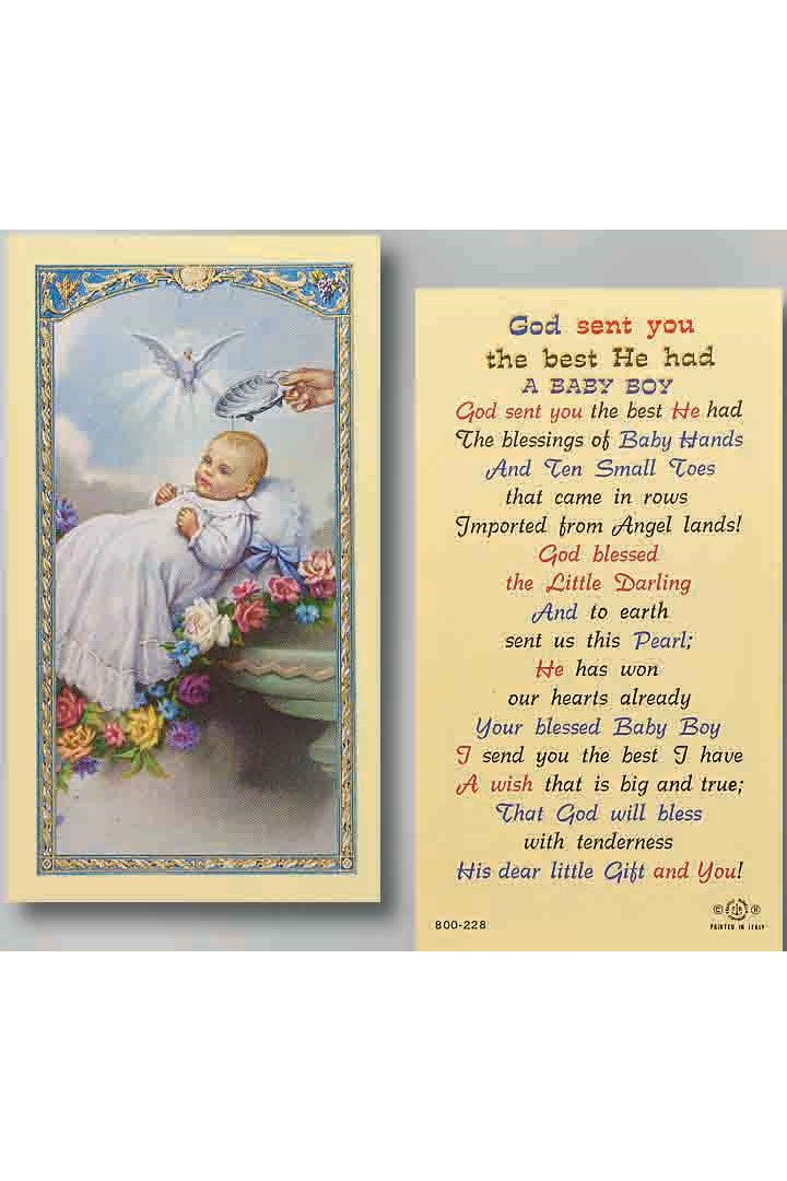 God sent you the best - boy - TA800228-Inspirational Gifts-Hirten-Michigan Church Supply