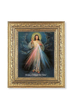 Gold Frame Divine Mercy - TA115123G-Inspirational Gifts-Hirten-Michigan Church Supply