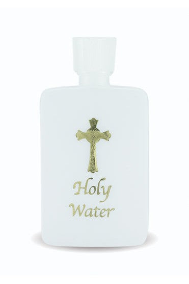 Gold Stamped 4oz Holy Water Bottle - TA1960-Inspirational Gifts-HIRTEN-Michigan Church Supply