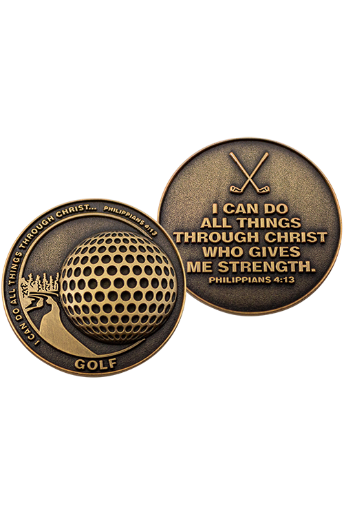 Golf Team Coins - FRSPORTS07-4-Inspirational Gifts-Logos Trading Post-Michigan Church Supply