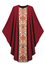 Gothic Chasuble - Dark Red - WN2749-0-Church Life-Art Studio Slabbinck-Michigan Church Supply