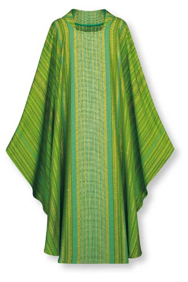 Gothic Chasuble - Green - WN1-19-Church Life-Art Studio Slabbinck-Michigan Church Supply