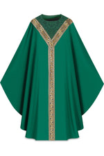 Gothic Chasuble Green -WN3219G-Church Life-Art Studio Slabbinck-Michigan Church Supply