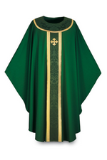 Gothic Chasuble - Green - WN3358G-Church Life-Art Studio Slabbinck-Michigan Church Supply