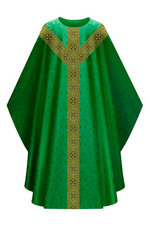 Gothic Chasuble - Green - WN5290-Church Life-Art Studio Slabbinck-Michigan Church Supply