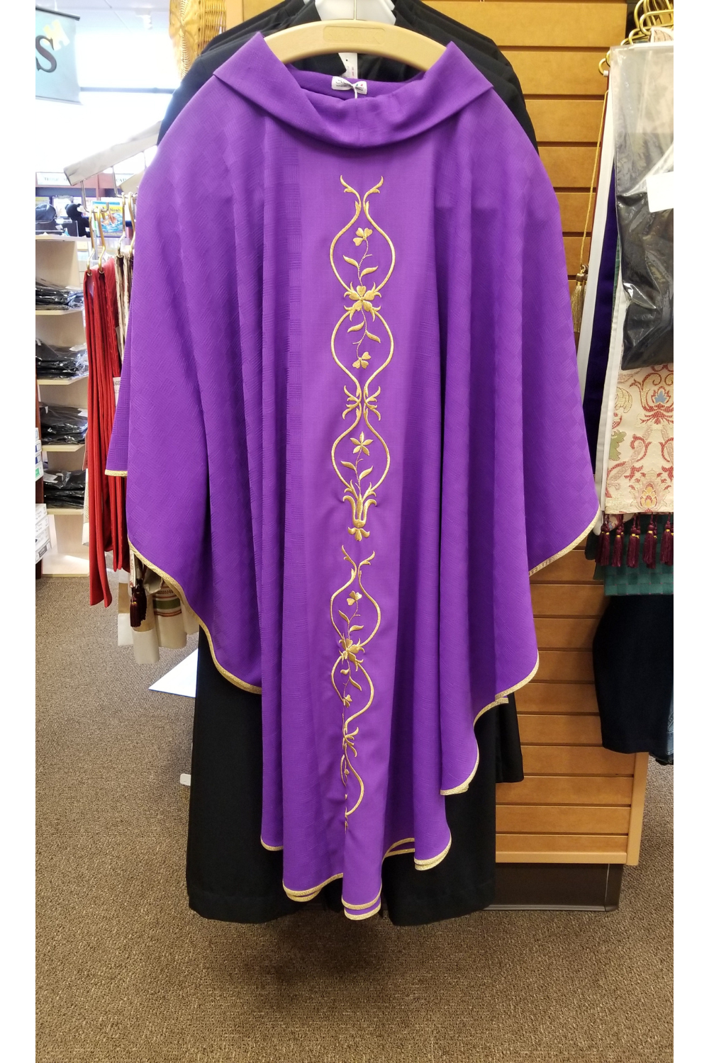 Gothic Chasuble - Purple - SO484-Church Life-Solivari-Michigan Church Supply