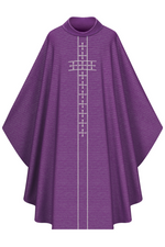 Gothic Chasuble - Purple - WN5089-Church Life-Art Studio Slabbinck-Michigan Church Supply