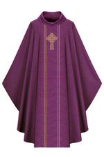 Gothic Chasuble - Purple - WN5195-Church Life-Art Studio Slabbinck-Michigan Church Supply