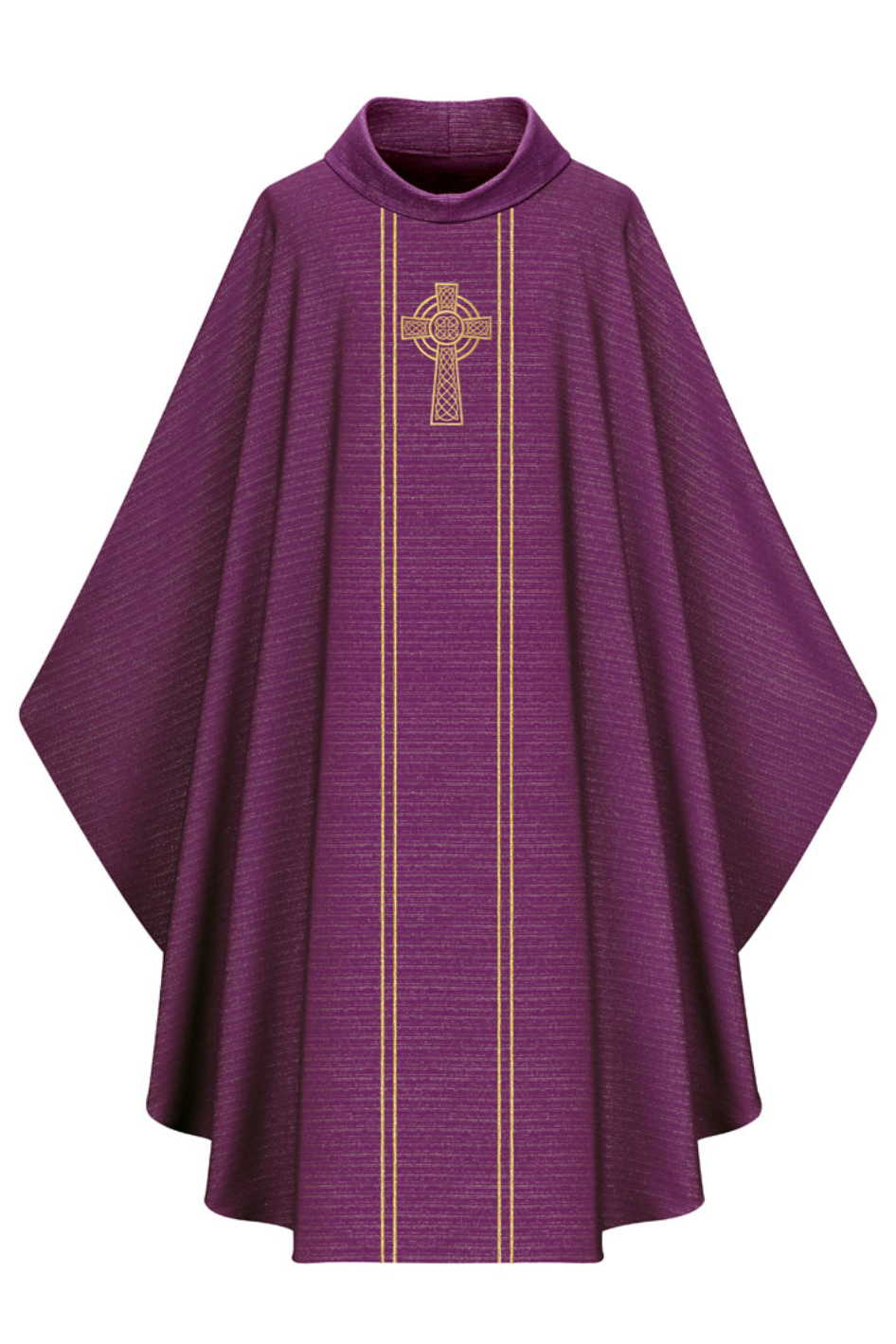 Gothic Chasuble - Purple - WN5195-Church Life-Art Studio Slabbinck-Michigan Church Supply