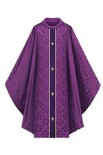 Gothic Chasuble - Purple - WN5257-Church Life-Art Studio Slabbinck-Michigan Church Supply