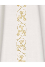 Gothic Chasuble - White - WN5224 / WN5223-Church Life-Art Studio Slabbinck-Plain-Michigan Church Supply