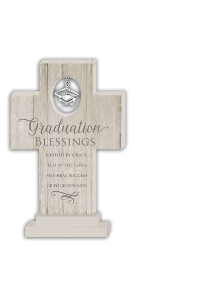 Graduation Standing Cross - GESC120-Cathedral Art Medal and CA Gifts-Michigan Church Supply