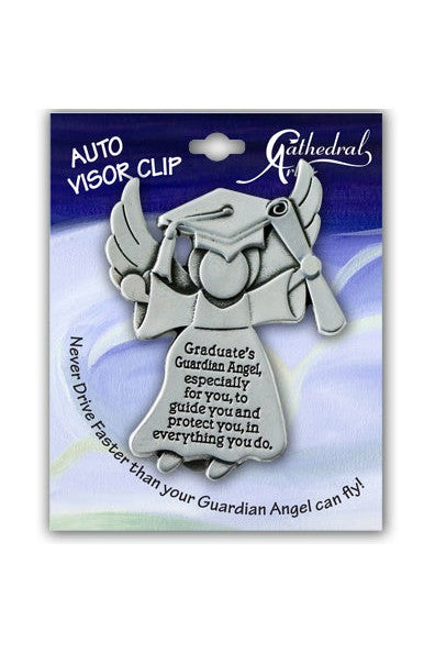 Graduation Visor Clip - GEKVC626-Inspirational Gifts-Cathedral Art Medal and CA Gifts-Michigan Church Supply