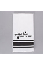 Grateful Hearts Gather Here Towel - LI13630-Inspirational Gifts-Roman, Inc-Michigan Church Supply