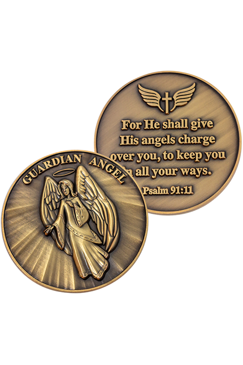 Guardian Angel Coins - FRCOIN40-4-Inspirational Gifts-Logos Trading Post-Michigan Church Supply