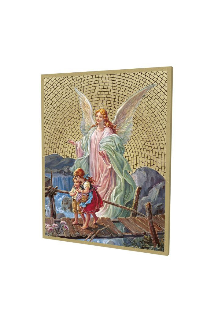 Guardian Angel Mosaic Plaque - TA108-350-Inspirational Gifts-Hirten-Michigan Church Supply