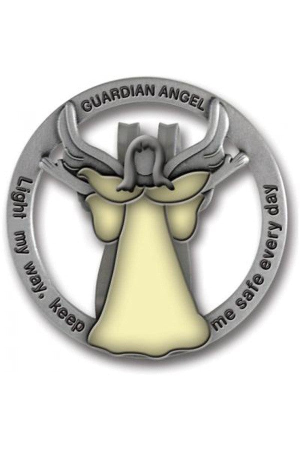 Guardian Angel Visor Clip - GEGVC101-Inspirational Gifts-Cathedral Art Medal and CA Gifts-Michigan Church Supply