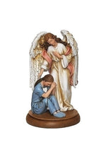 Guardian Angel with Female Healthcare Worker - LI602128-Inspirational Gifts-Roman, Inc-Michigan Church Supply