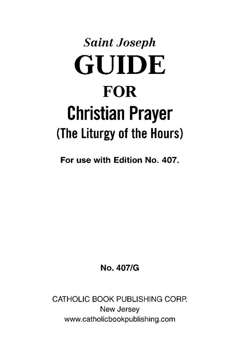 Guide For Christian Prayer 2024 (LG TYPE) - GF407G-Inspirational Gifts-Catholic Book Publishing Corp-Michigan Church Supply