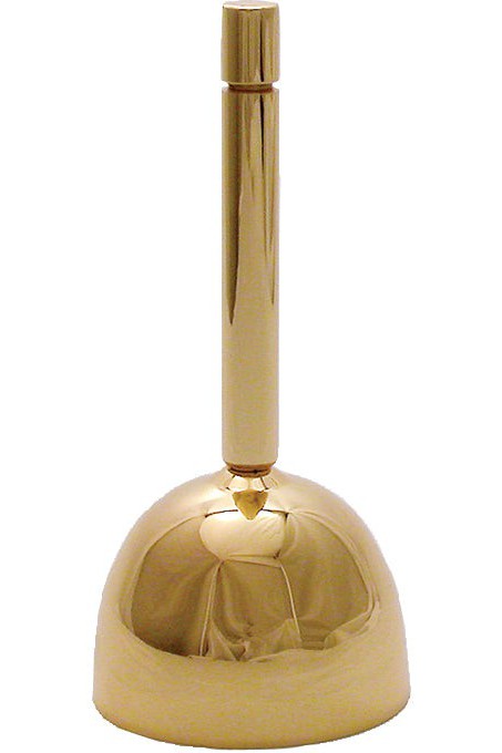 Hand Altar Bell - QF25BL8-Church Life-Empire Bronze-Satin-Michigan Church Supply