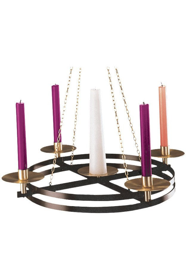 Hanging Advent Wreath - DO3904-Church Life-MCS-DO-Michigan Church Supply