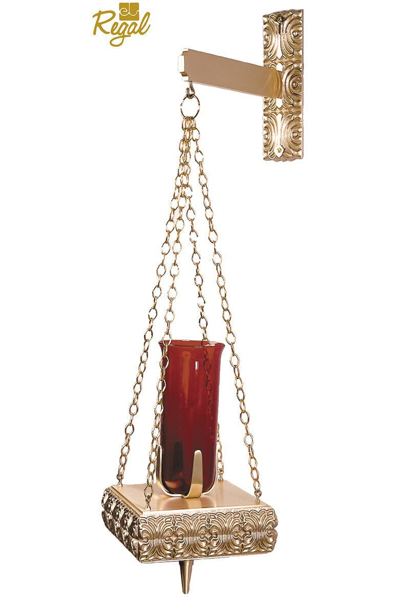 Hanging Sanctuary Lamp - QF97HSL25-Church Life-Empire Bronze-Combination-Without Bracket-Michigan Church Supply