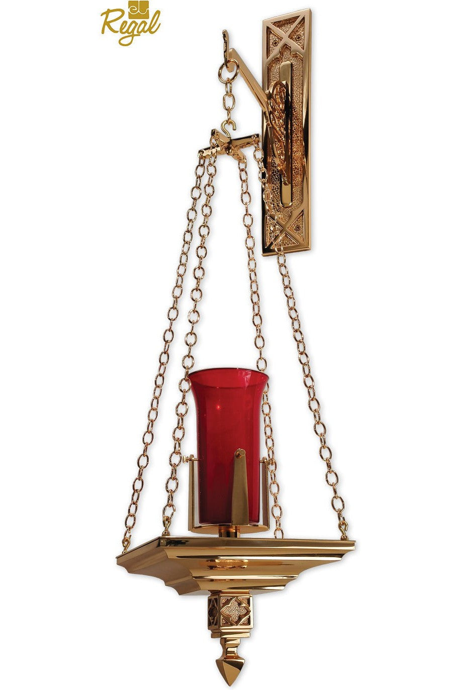 Hanging Sanctuary Lamp - QF99HSL88-Church Life-Empire Bronze-With Bracket-Michigan Church Supply