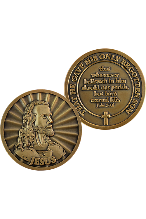 Head of Christ Coins - FRCOIN33-4-Inspirational Gifts-Logos Trading Post-Michigan Church Supply