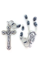 Hematite Wedding Rosary-WOSR3996JC-Inspirational Gifts-Singer-Michigan Church Supply