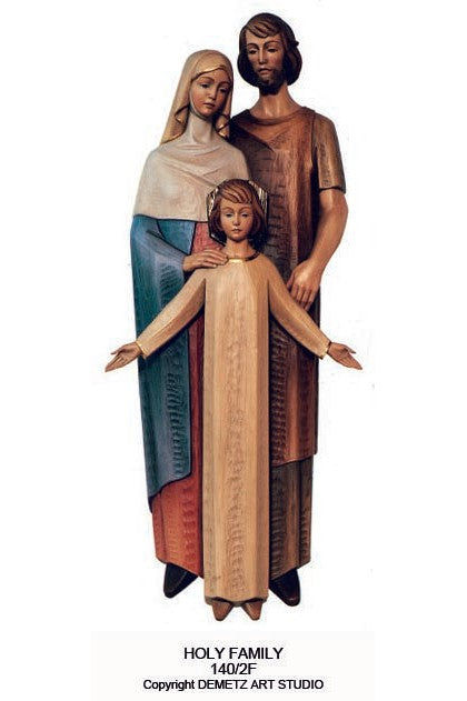 Holy Family - 3/4 Relief - HD1402F-Church Life-Demetz-54"-Michigan Church Supply