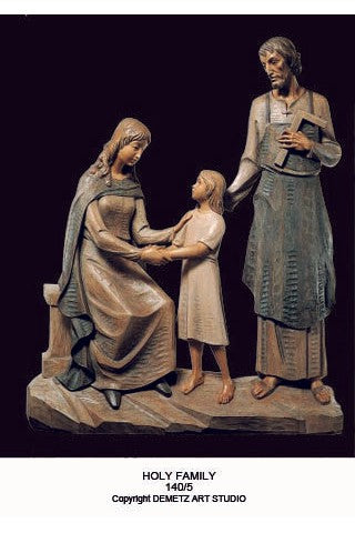 Holy Family - 3/4 Relief -HD1405-Church Life-Demetz-Michigan Church Supply