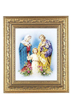 Holy Family Gold Frame - TA115360-Inspirational Gifts-Hirten-Michigan Church Supply