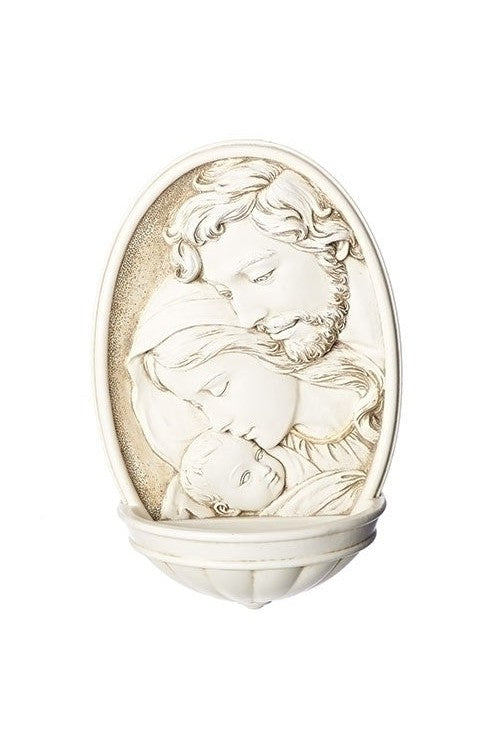 Holy Family Holy Water Font-LI600511-Inspirational Gifts-Roman, Inc-Michigan Church Supply