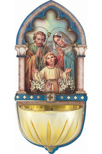 Holy Family Holy Water Font-TA1928-361-Inspirational Gifts-Hirten-Michigan Church Supply