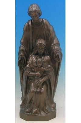 Holy Family WJSA2400C-Inspirational Gifts-Space Age Plastics-Bronze-Michigan Church Supply