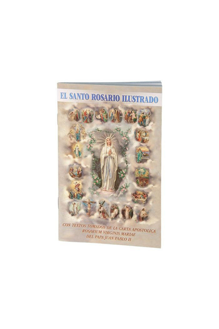 Holy Rosary Illustrated Spanish Book - TAHR01S-Inspirational Gifts-Hirten-Michigan Church Supply