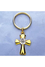 Holy Spirit Cross Keychain - HX40322-Inspirational Gifts-Devon-Michigan Church Supply