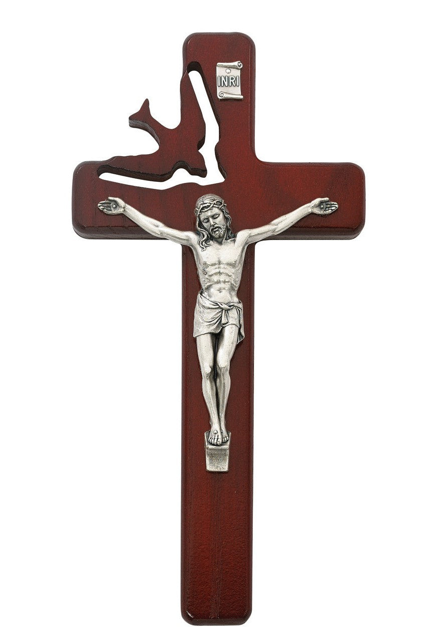 Holy Spirit Crucifix 8" - UZ77-21-Inspirational Gifts-McVan-Michigan Church Supply