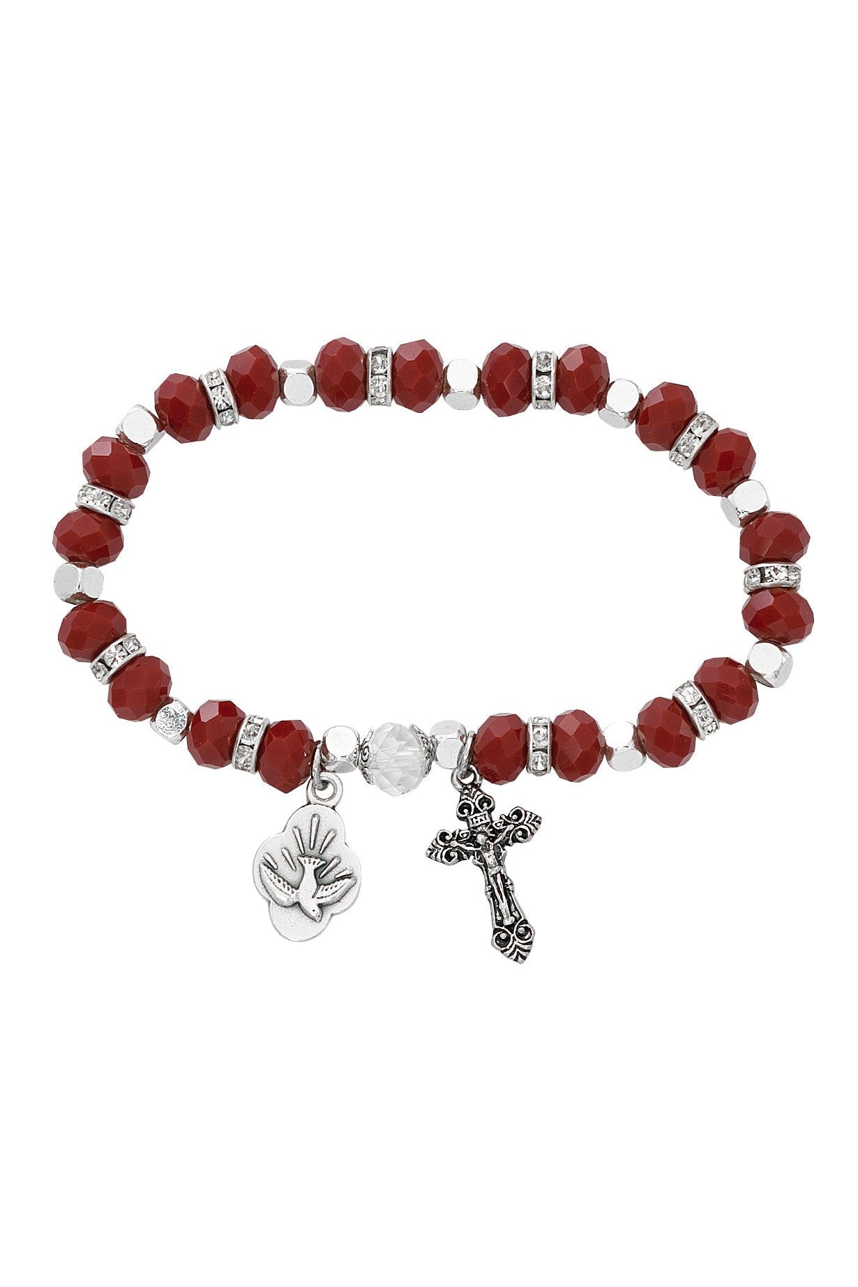 Holy Spirit Stretch Bracelet - UZBR938C-Inspirational Gifts-McVan-Michigan Church Supply