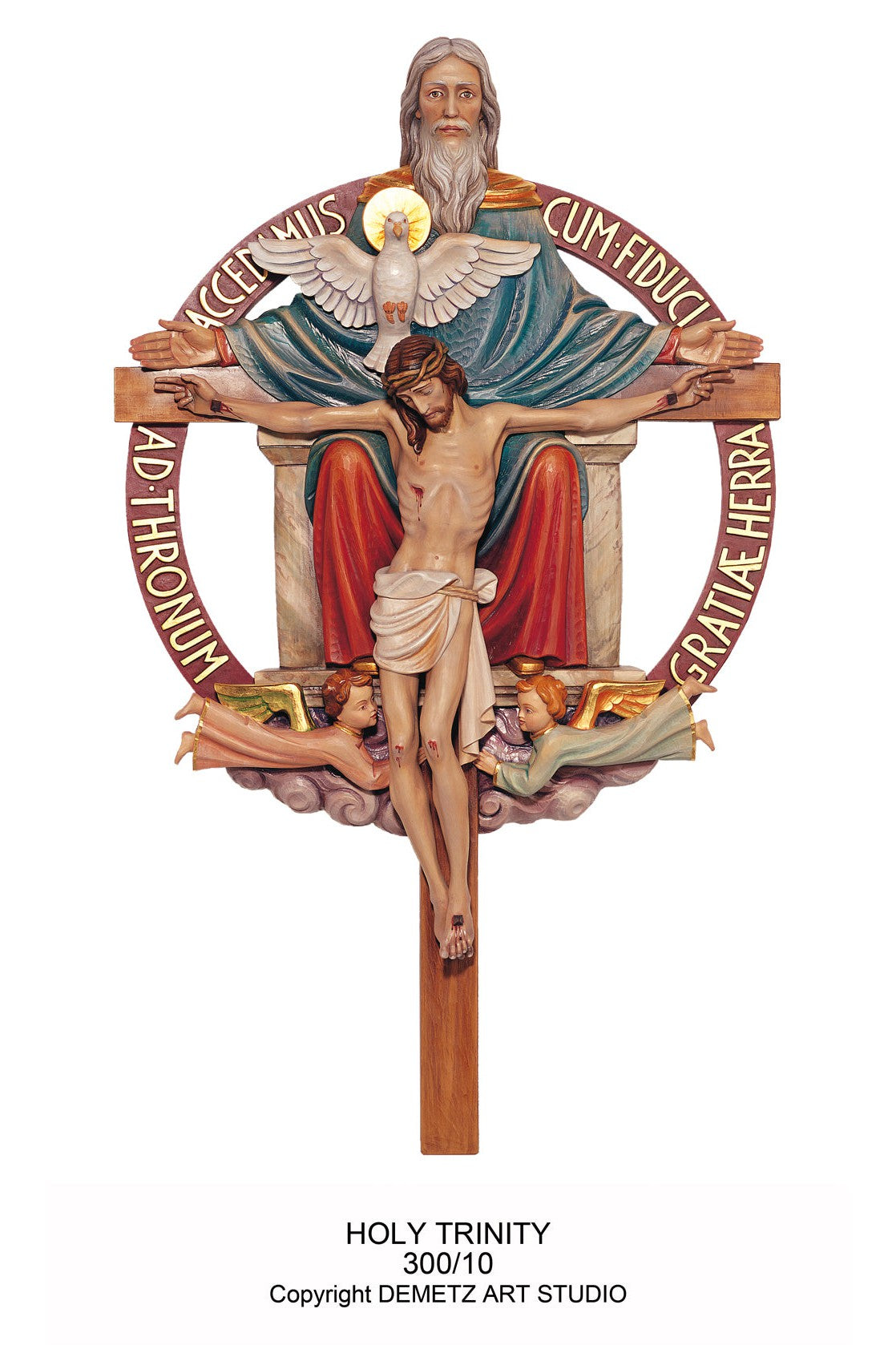 Holy Trinity Cross - HD30010-Church Life-Demetz-Michigan Church Supply