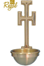 Holy Water Font - QF40HWF13-Church Life-Empire Bronze-3" Bowl-Michigan Church Supply