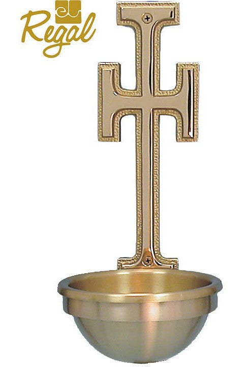 Holy Water Font - QF40HWF13-Church Life-Empire Bronze-3" Bowl-Michigan Church Supply