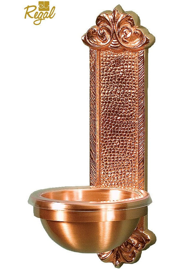 Holy Water Font - QF71HWF30-Church Life-Empire Bronze-3" Bowl-Combination-Michigan Church Supply